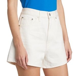 Levi’s NWT High Rise Loose Denim Jean Shorts White 27